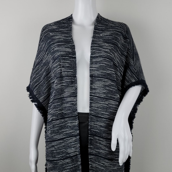 Maison Jules Print Open Cardigan Short Sleeve - Picture 3 of 11